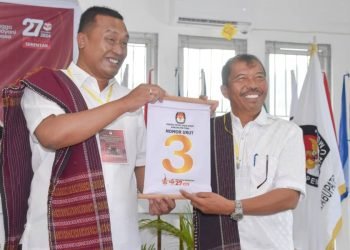 Pilkada Toba: Effendi Napitupulu-Audi Murphy Sitorus Nomor Urut 3.