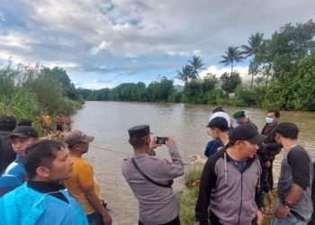 Penemuan mayat di Aek Sigeaon Tarutung.