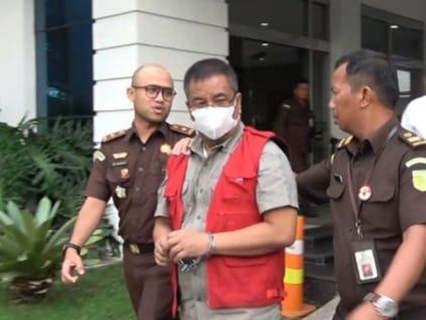 Anggota DPRD Sumut Jubel Tambunan ditahan Kejati Sumut, di Medan, Rabu (4/9/2024).