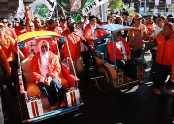 Pasangan bakal calon Gubernur dan Wakil Gubernur Sulsel, Moh Ramdhan Pomanto-Azhar Arsyad. 