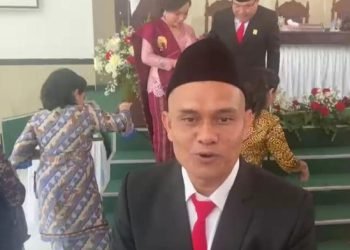Franz Theodor Sihaloho anggota DPRD Pematangsiantar yang raih 94 suara.