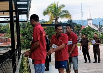 Rekontruksi di KFC Balige.