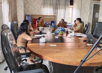 Rapat Koordinasi TPID Pemkab Toba. (IST)