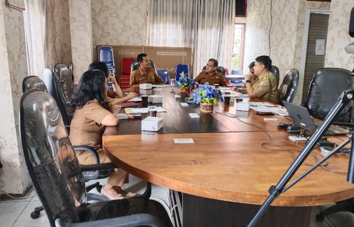 Rapat Koordinasi TPID Pemkab Toba. (IST)