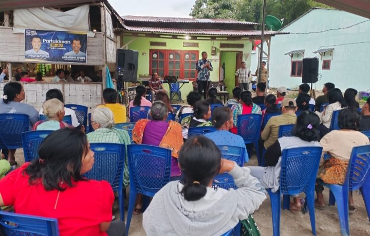 Acara Naposo Bulung yang dihadiri Effendi Napitupulu. (IST)