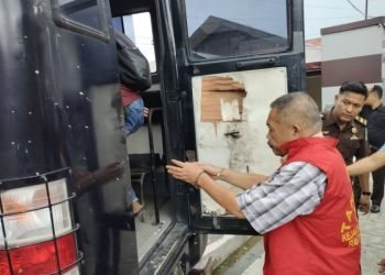 Kejaksaan Negeri Labuhanbatu mengeksekusi mantan Sekda Labuhanbatu, Muhammad Yusuf Siagian.