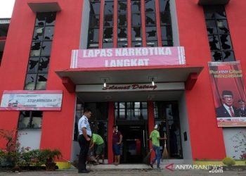 Lapas Narkotika Kelas IIA Langkat, Sumatera Utara.