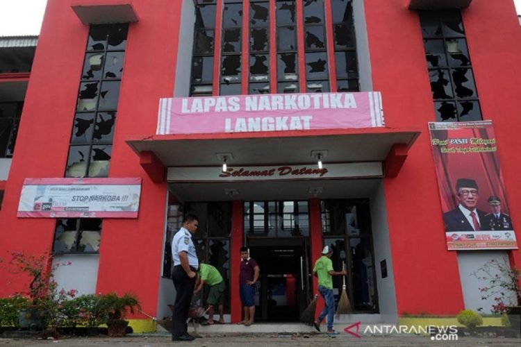 Lapas Narkotika Kelas IIA Langkat, Sumatera Utara.