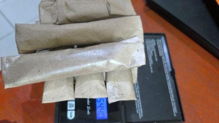 Barang bukti ganja yang diamankan Personel Polres Taput.