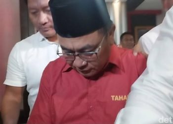 Terdakwa Mukmin Mulyadi menjalani persidangan di ruang Cakra IV, Pengadilan Negeri Medan. 