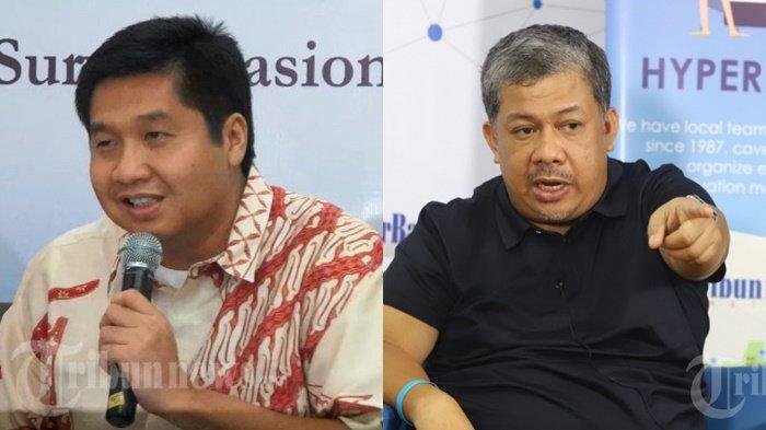 Maruarar Sirait dan Fahri Hamzah.