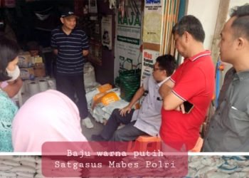 Satuan Tugas Khusus Mabes Polri ketika turun melakukan monitoring di Balige.