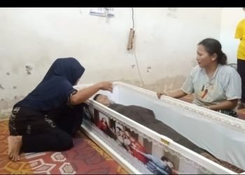 Jenazah Sion Ferdinand Manurung.