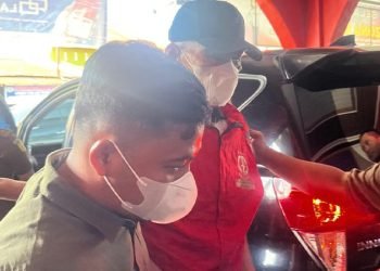 Freddy Simangunsong digelandang ke Lapas Kelas II Rantauprapat. 