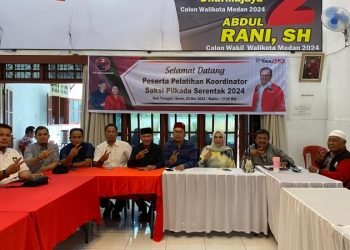 Tim Pemenangan paslon 02 Ridha-Rani meminta KPU Medan melakukan PSU di 1.500 TPS. 