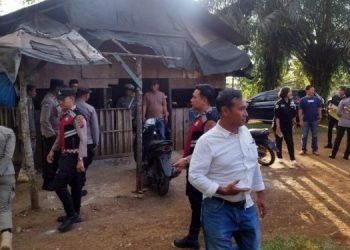 Tim Gabungan gerebek Bukit Simarsayang Padangsidimpuan.