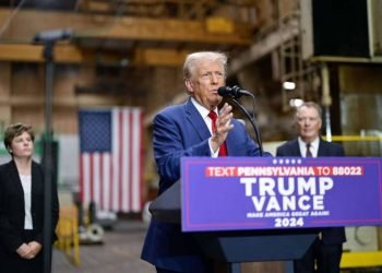 Donald Trump, kandidat calon presiden Amerika Serikat dari Partai Republik. 