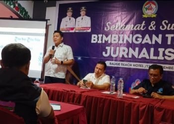Kegiatan Bimtek Jurnalistik yang digelar Kominfo Pemkab Toba. (IST)