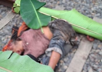 Pria tanpa identitas tertabrak kereta api di perlintasan Sinaksak.