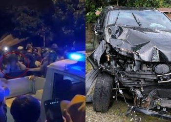 Mahasiswa pengemudi mobil Fortuner, Tagading Silalahi (19) menabrak pengendara sepeda motor hingga tiga orang tewas.