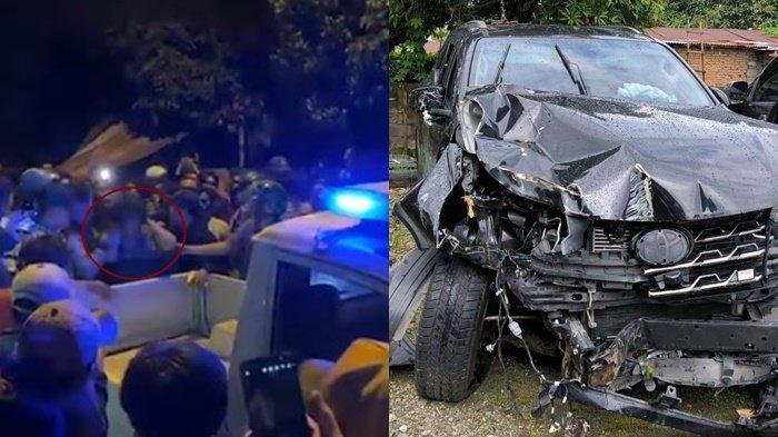 Mahasiswa pengemudi mobil Fortuner, Tagading Silalahi (19) menabrak pengendara sepeda motor hingga tiga orang tewas.