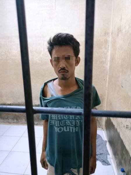 Pelaku KDRT diamankan.