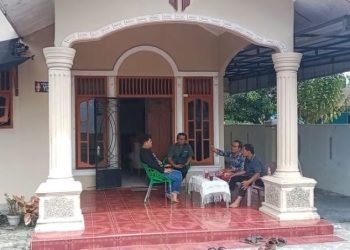 Kediaman korban saat dikunjungi sejumlah wartawan.