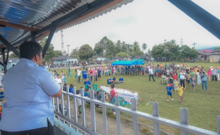 Wali Kota Padangsidimpuan, Mohd. Ary Junaidi DP Lubis, saat menutup Turnamen Sepak Bola Old Crack Lapas Cup 2025. (ist)