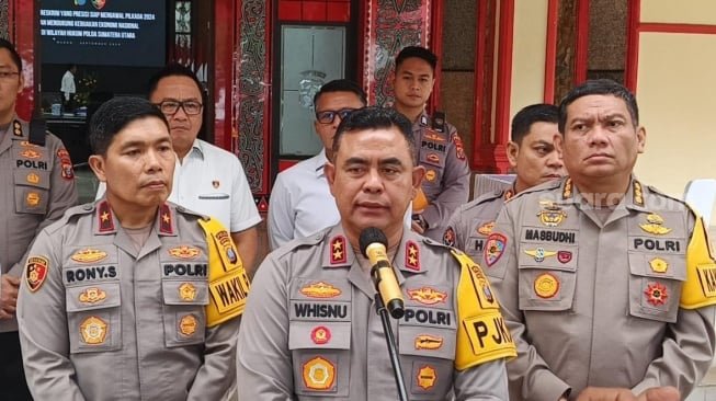 Kepala Polda Sumut Inspektur Jenderal Polisi Whisnu Hermawan Februanto.