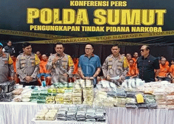 Polda Sumut tangkap 178 tersangka kasus narkoba dalam sepekan.