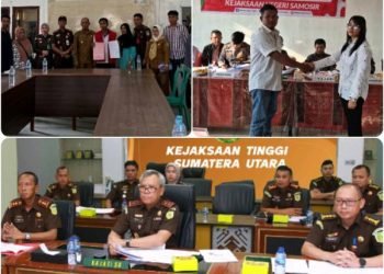 Foto ekspos 5 perkara humanis yang dihentikan penuntutannya lewat pendekatan RJ. 