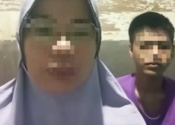 Seorang ibu di Padangsidimpuan saat meminta bantuan kepada Kapolri dan Presiden lewat medsos.