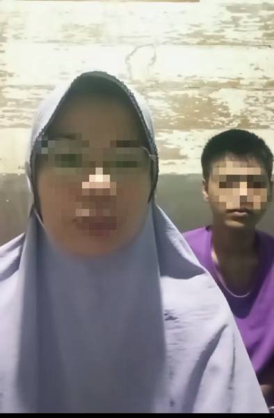 Seorang ibu di Padangsidimpuan saat meminta bantuan kepada Kapolri dan Presiden lewat medsos.