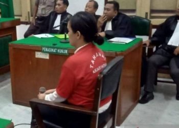 Terdakwa Ratu Entok.