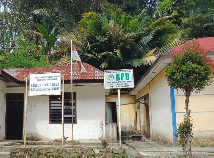 Kantor Kepala Desa Sionggang Selatan. (IST)