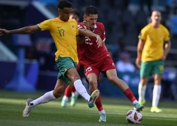 Laga Australia vs Indonesia.