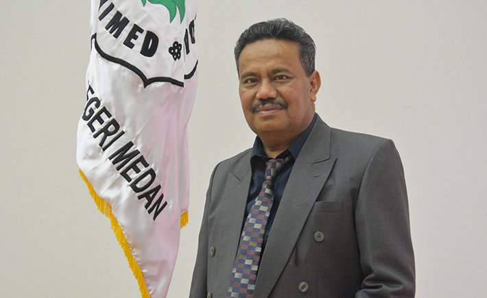 Rektor UNIMED Prof Dr Ir Baharuddin ST MPd.