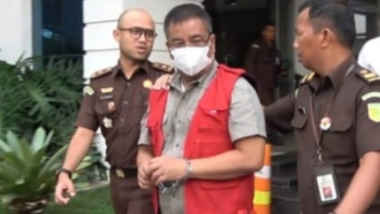 Anggota DPRD Sumut Jubel Tambunan ditahan Kejati Sumut, di Medan, Rabu (4/9/2024).