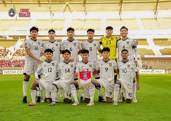 Para pemain tim nasional U-17.