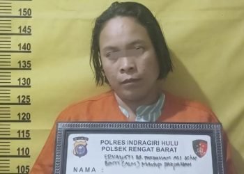 IRT pembunuh suami saat diamankan. 