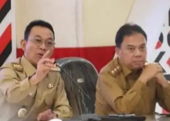 Bupati Tapsel Gus Irawan Pasaribu dan wakilnya H.Jafar Syahbuddin Ritonga. (Ist)