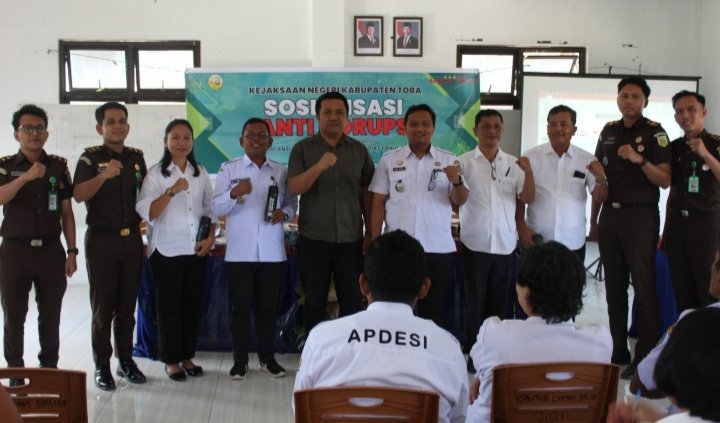 Sosialisasi Anti Korupsi Sedunia di Kecamatan Balige Kabupaten Toba. (IST)