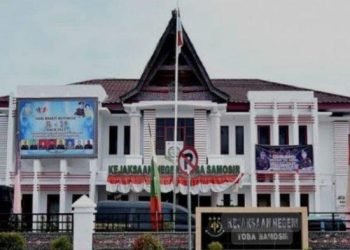 Kantor Kejari Toba. 
