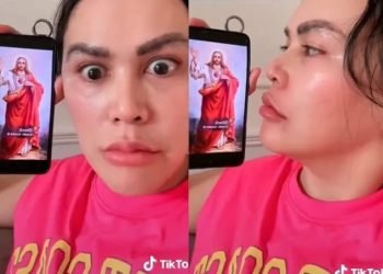 Selebgram Irfan Satria Putra Lubis alias Ratu Thalisa alias Ratu Entok.