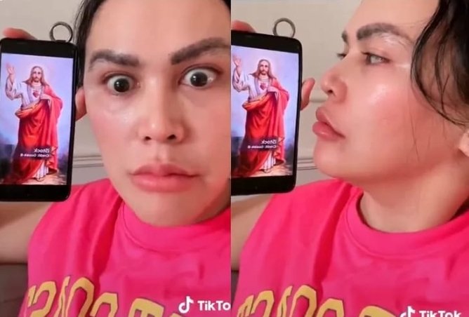 Selebgram Irfan Satria Putra Lubis alias Ratu Thalisa alias Ratu Entok.
