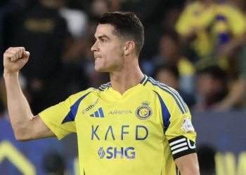 Cristano Ronaldo menjadi pemuncak daftar atlet dengan pendapatan tertinggi di 2025. 