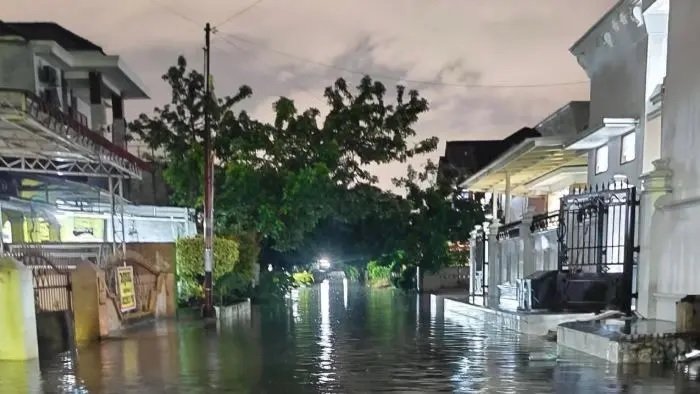 Banjir di Medan.