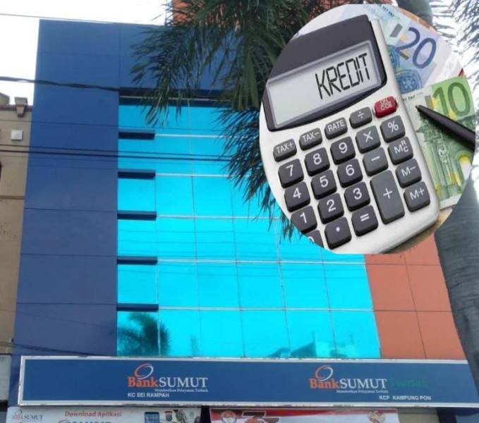 Kantor PT Bank Sumut Cabang Seirampah. 