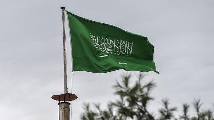 Bendera Arab Saudi.