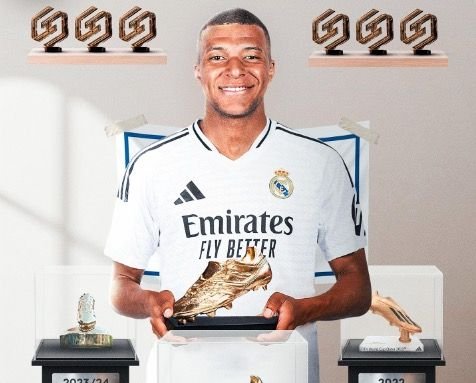 Kylian Mbappe merebut Sepatu Emas Eropa 2025.
